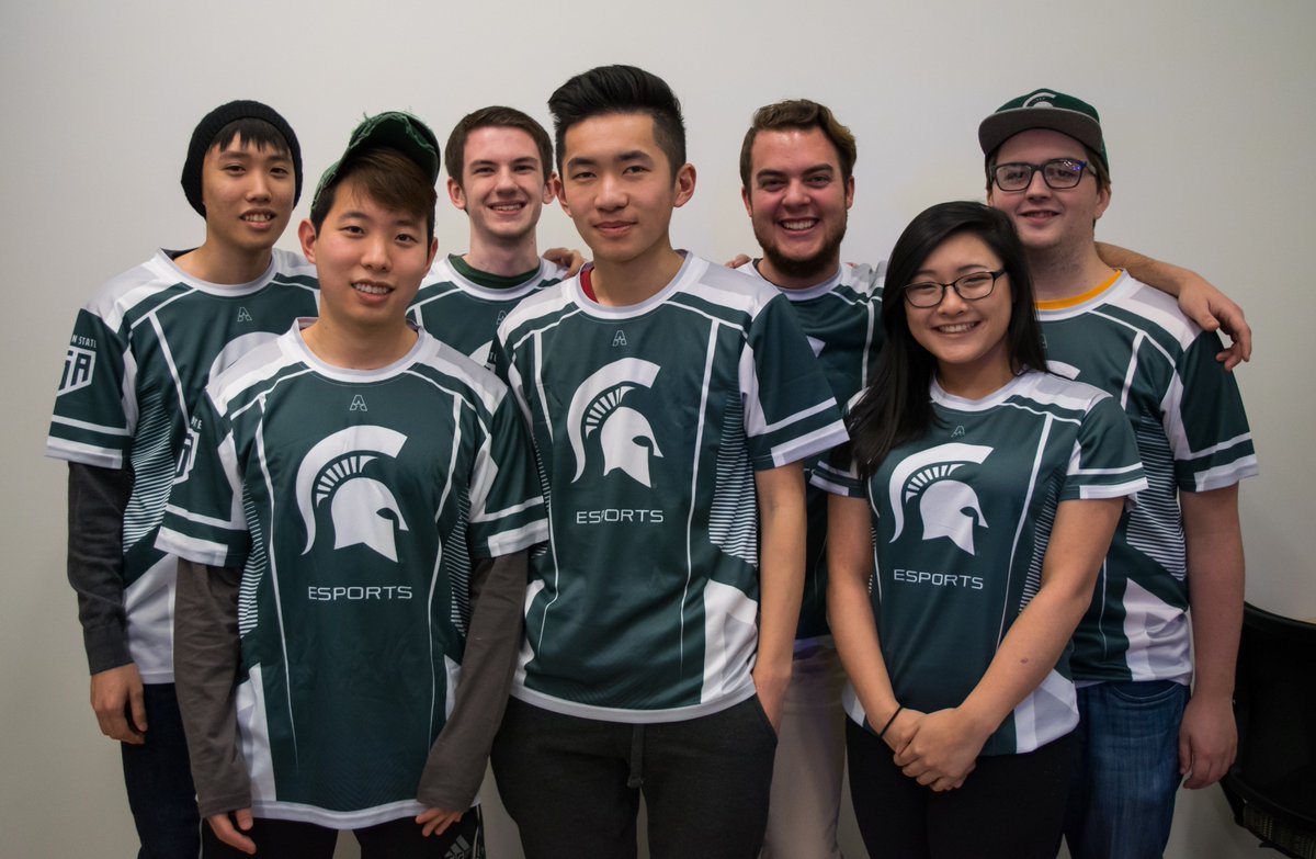 ECAofMSU's tweet image. Check out our new Esports jerseys by @Akquire! #GoGreen #Spartans