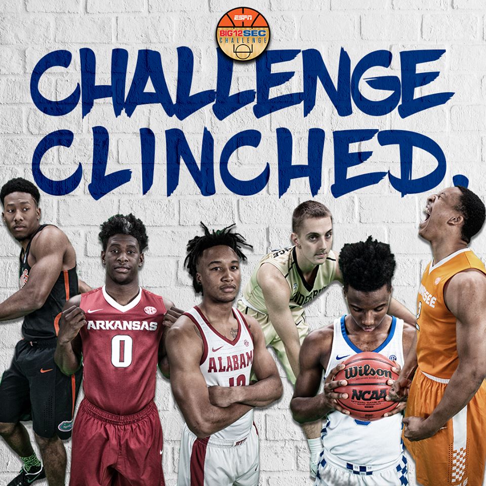 DFWSECFans's tweet photo. For the first time ever, the @SEC won the Big 12/SEC Challenge, 6-4. #DFW is #SECCountry! #SEC #DFWSEC
* #20 Florida beat Baylor
* Alabama beat #12 Oklahoma
* #22 Tennessee beat Iowa State
* Vanderbilt beat TCU
* Arkansas beat Oklahoma State
* Kentucky beat #7 West Virginia https://t.co/O0AeDxFW0u