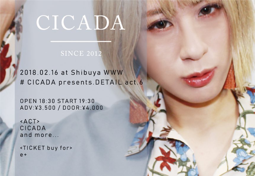 CICADA_2012's tweet photo. 【CICADA New Goods!!】
white long sleeve T
size: M / L / XL
¥3,500 (tax included)

2018/02/16 DETAIL act.6にて発売します!!

Check🍎

#CICADA
#CICADA_DETAIL
#CICADA_NewGoods https://t.co/pTO0wHMjSs