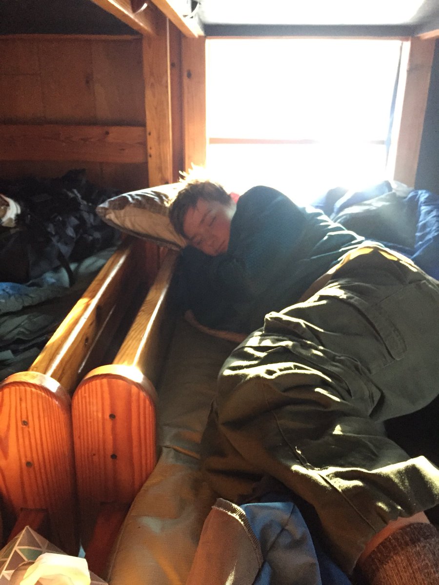 troop407's tweet photo. Recipe for Vitamin Z: Mix a young man with a challenging hike, tons of FRESH AIR and camaraderie. Place in a cozy cabin. https://t.co/qPaMxCgAxt