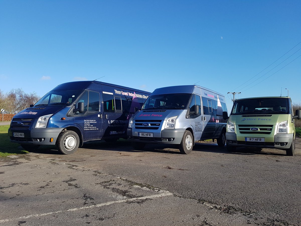 If your looking for a minibus look no further than Hireforce, we will have a minibus to suit your needs, give us a call for details 01775  729461 👍