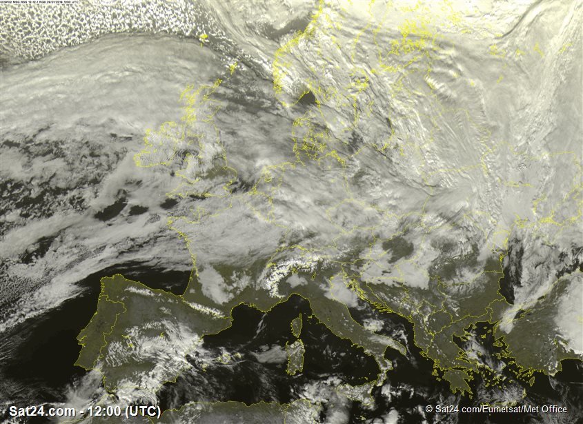 Simon Keeling on Twitter "Satellite imagery picks out the frontal wave lying to the northwest