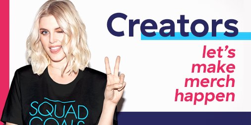 Teespring tweet media