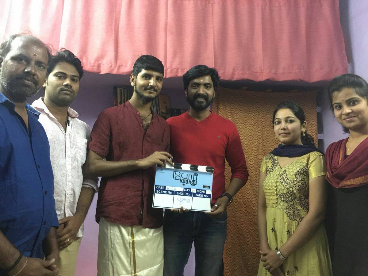 citywritersoffl's tweet photo. Here the poojai stills of #VPeoplePicture's Presents #PorVarudhu Web Series 

@PROSakthiSaran @vki_offl @actorprajin1 @gopicinepro https://t.co/3G7bfjaeYi