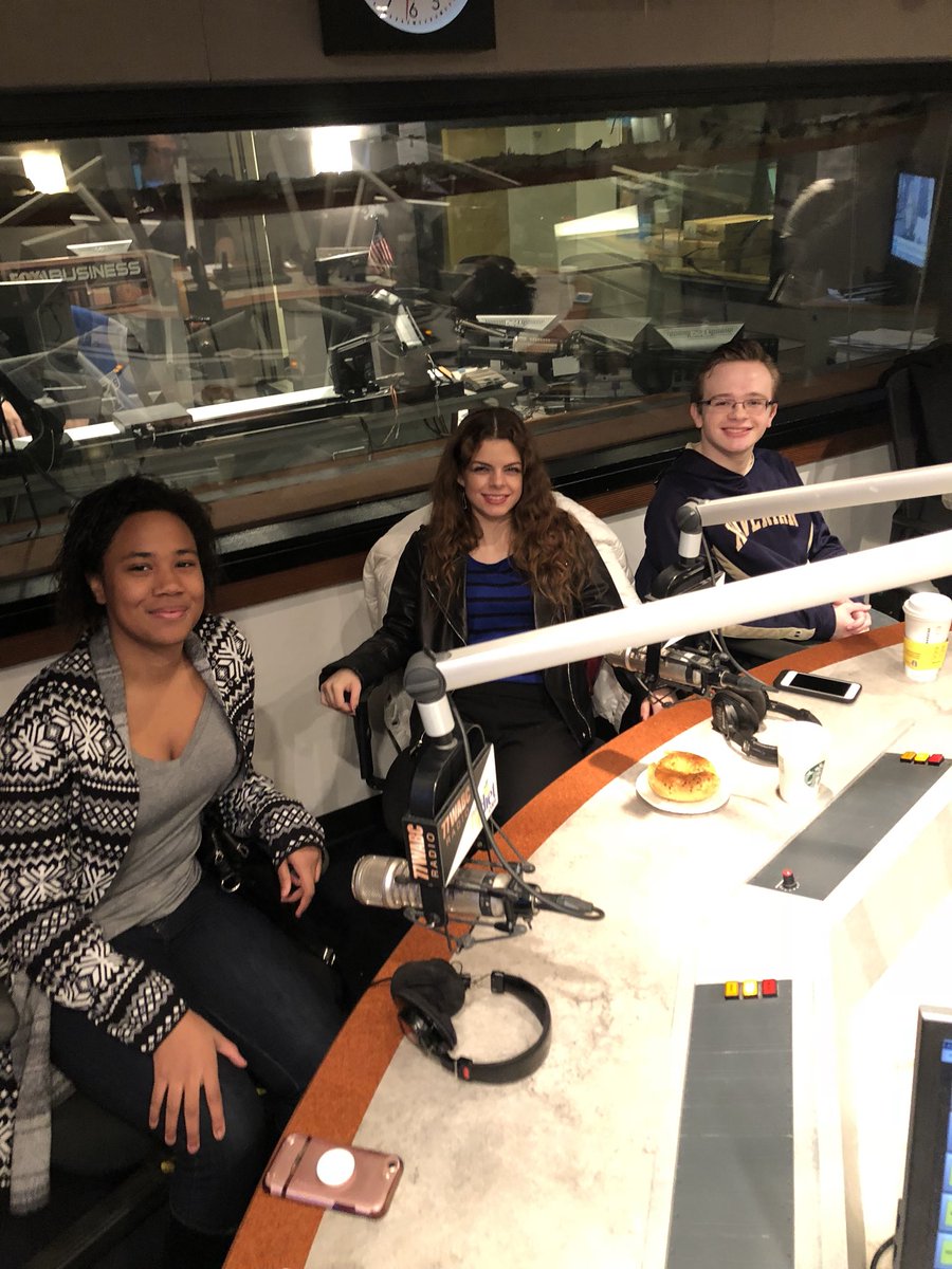 XaverianHS's tweet photo. We are here LIVE with @kevmac71 for Religion On the Line on @77WABCradio ! #clipperstogether https://t.co/x9qf4UTSnr