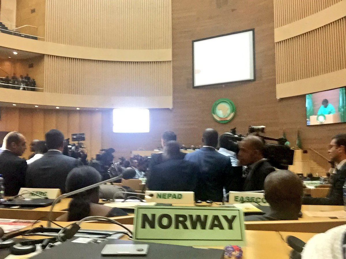 Participating at the opening ceremony of the #30thAUSummit2018. #Norway highly appreciates our strategic partnership and hopes the Summit will address effectively the challenges on its agenda #CFTA #FreeMovement #RegionalConflicts etc @NorwayinAddis @NorwayMFA