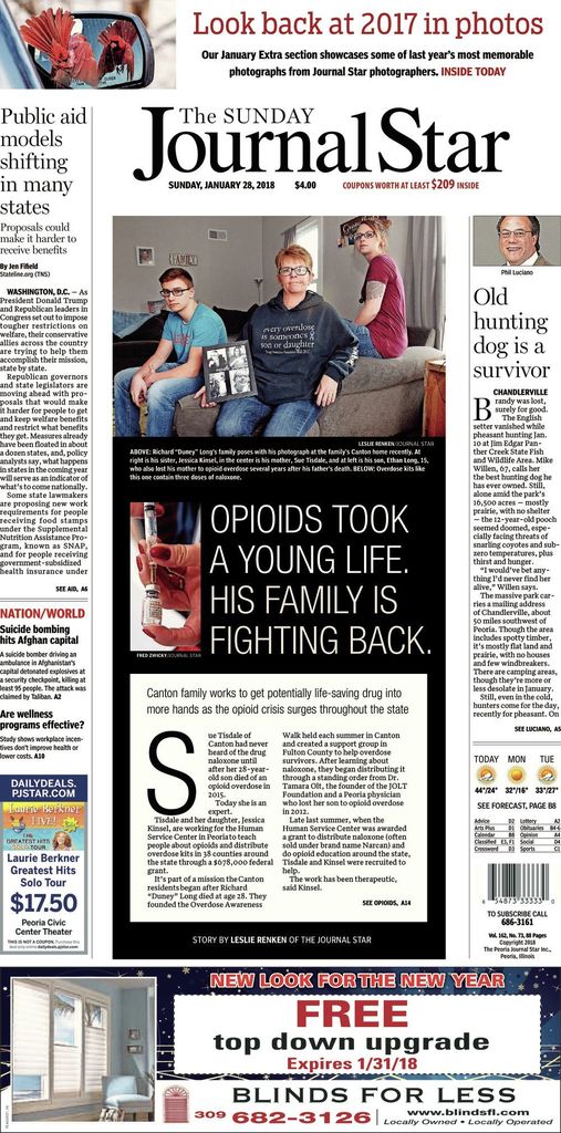 Good morning – here's the front page of today's print Journal Star. Flip through it: e.pjstar.com