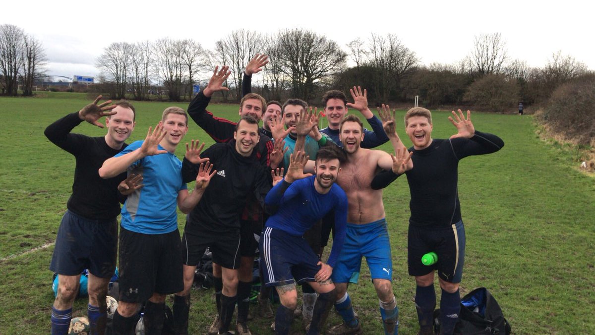 Unbelievable game v <a href="/mace_fc/">MACE FC</a> on a terrible pitch. 4-1 down with 8 minutes to go but a 5-4 victory in the last minute.