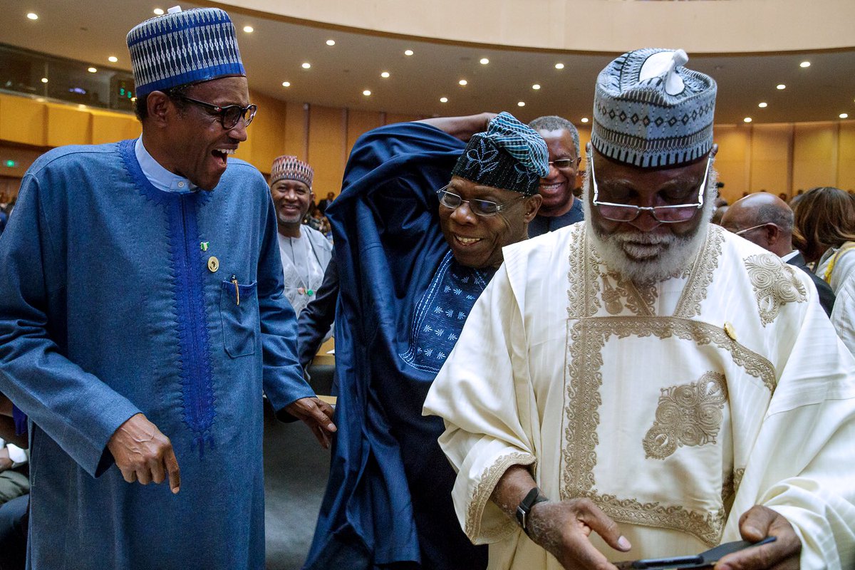 Buhari, Obasanjo meet in Addis Ababa/ ETHIOPIA (PHOTOS)