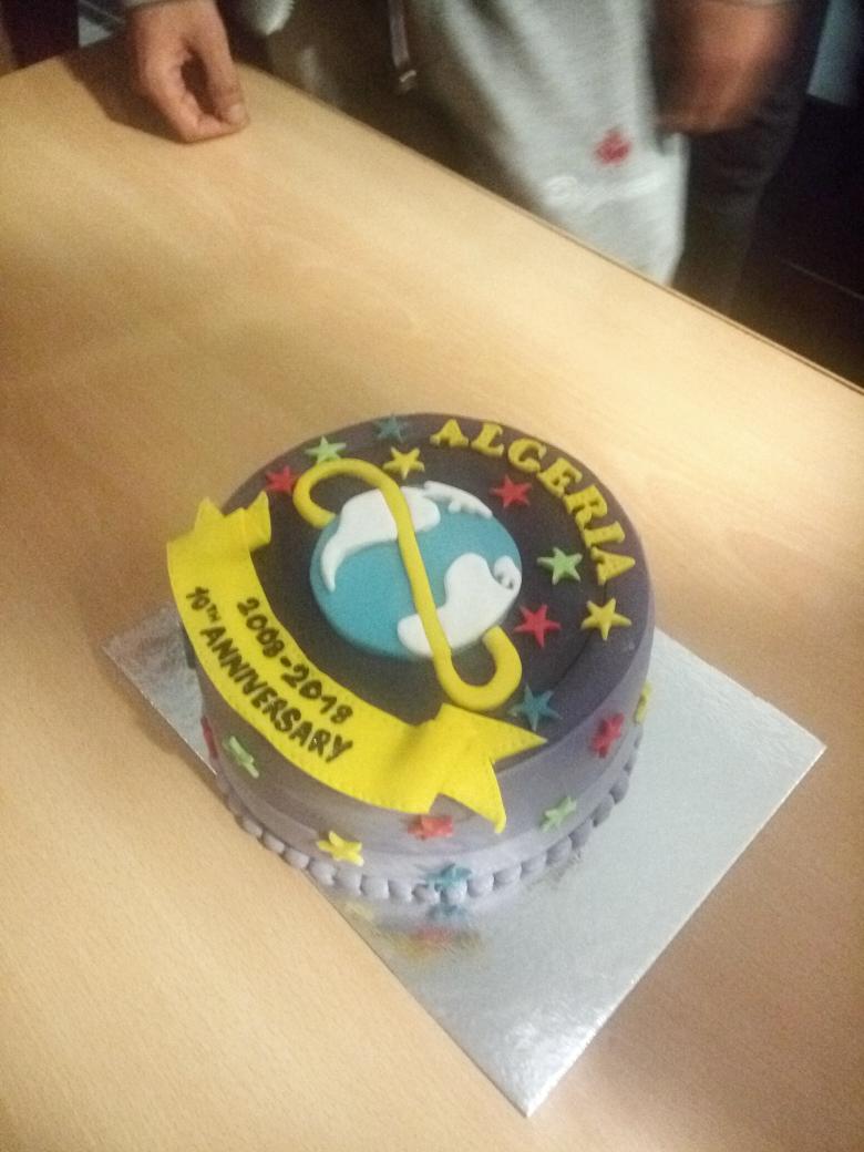OkbaGherbi's tweet photo. #MeetTheThejammer
#GGJAlgeria18
#AlgerianGameDevelopers
#GGJCake
Our cake celebrating @globalgamejam https://t.co/9l35x3SwdP