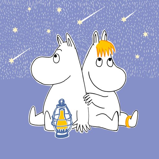 #무민
(나도 누군가와 이렇게 밤하늘을 보고 싶다)