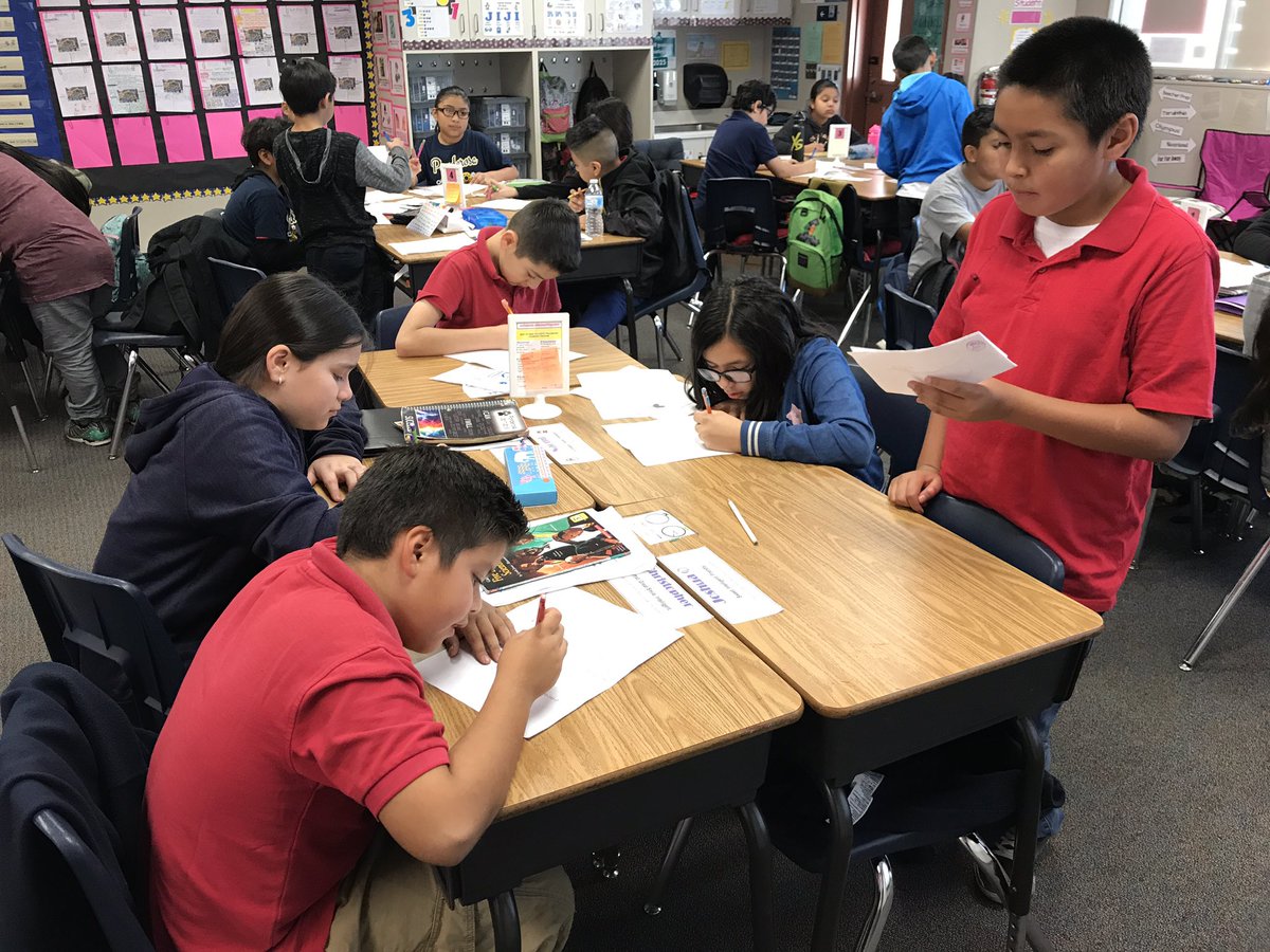 Ms_Melgoza's tweet photo. Trying out "Jigsaw" groups to go in depth with the The Fab 5 was super fun! #reciprocalteaching @PonderosaPride https://t.co/feHMCGUQ8T