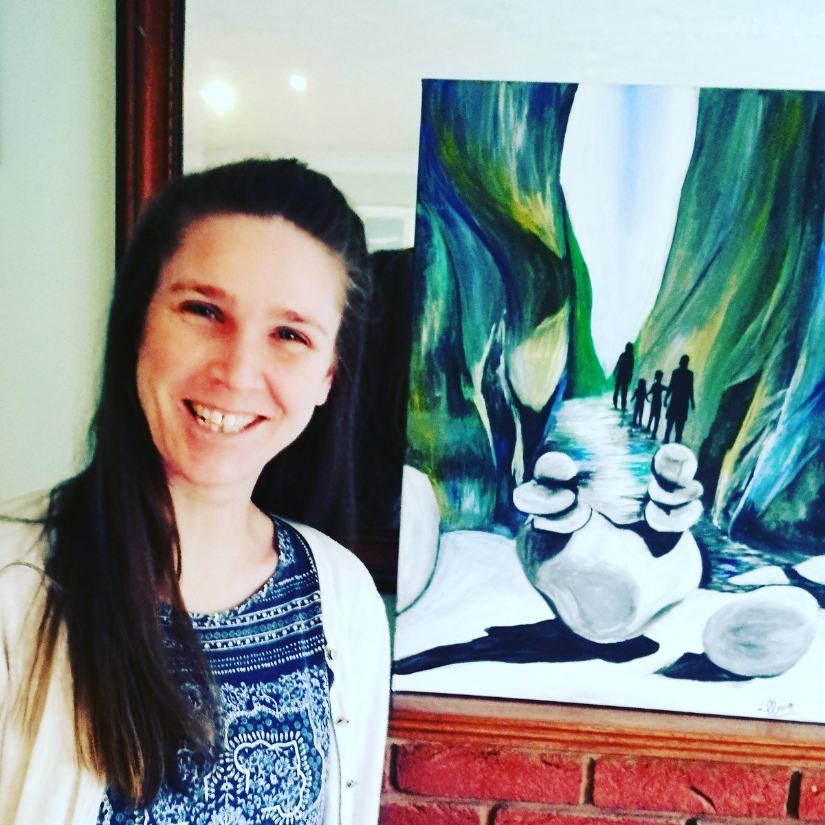 PaintMemory's tweet photo. Commission delivery. #paintamemory #bringlifeback #samariagorge #lifeinbalance #familylife #opentocommission #art #acrylicpainting #painting #youarethebrush https://t.co/UUp8m5FM1Y