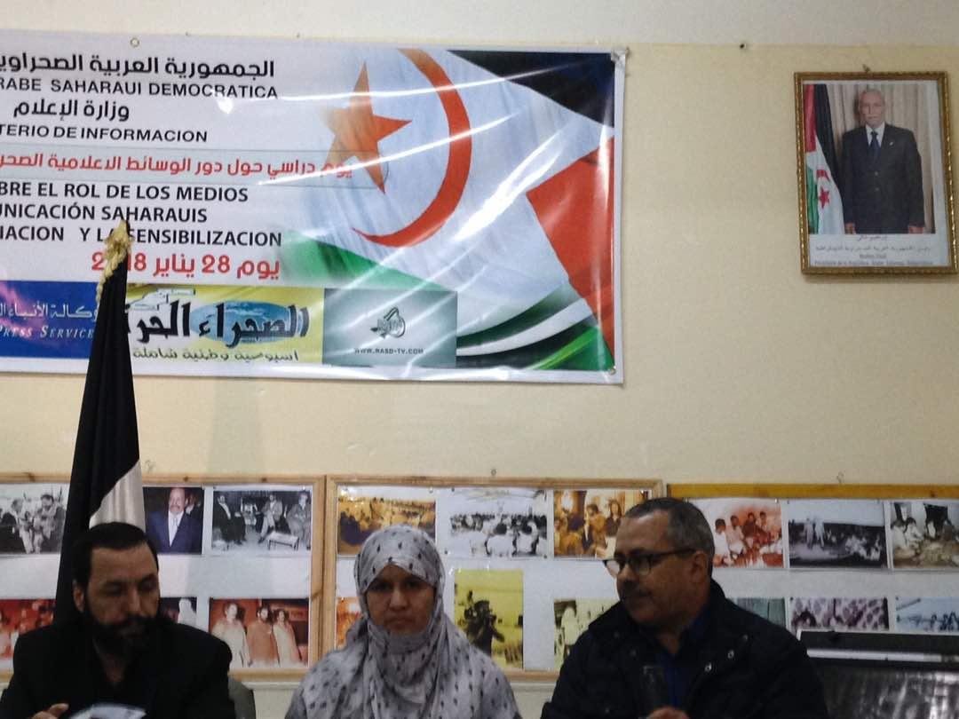 MLRSaharaui's tweet photo. Today the Ministry of Information organized a day on the Role of the Sahrawi media in the Archive Center ,where humanitarian organizations and Saharawi institutions attended. https://t.co/LEg6PMBo9Q