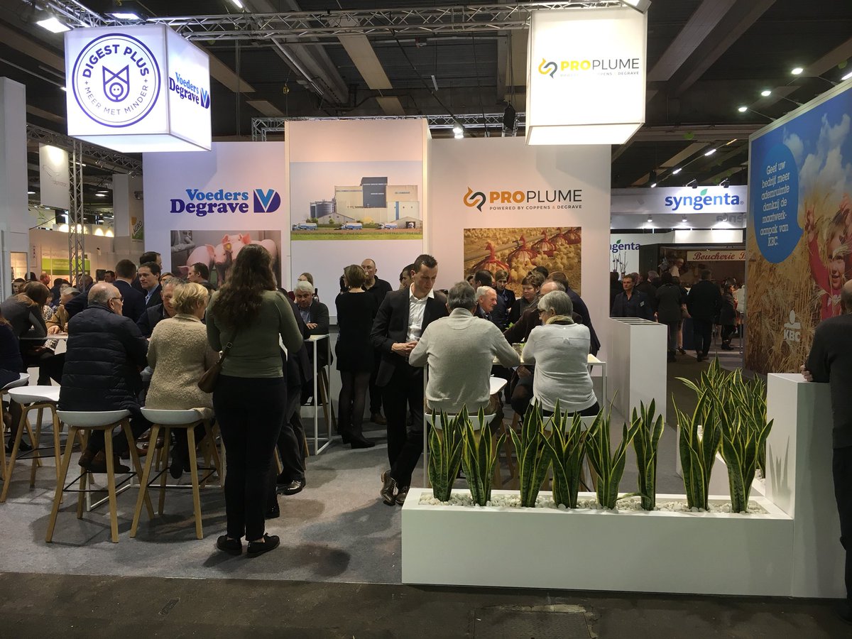 Agro beurs Roeselare. @Coppenshelmond presenteert zich met ProPlume als nieuwe speler in de vleeskuikens op Belgische markt