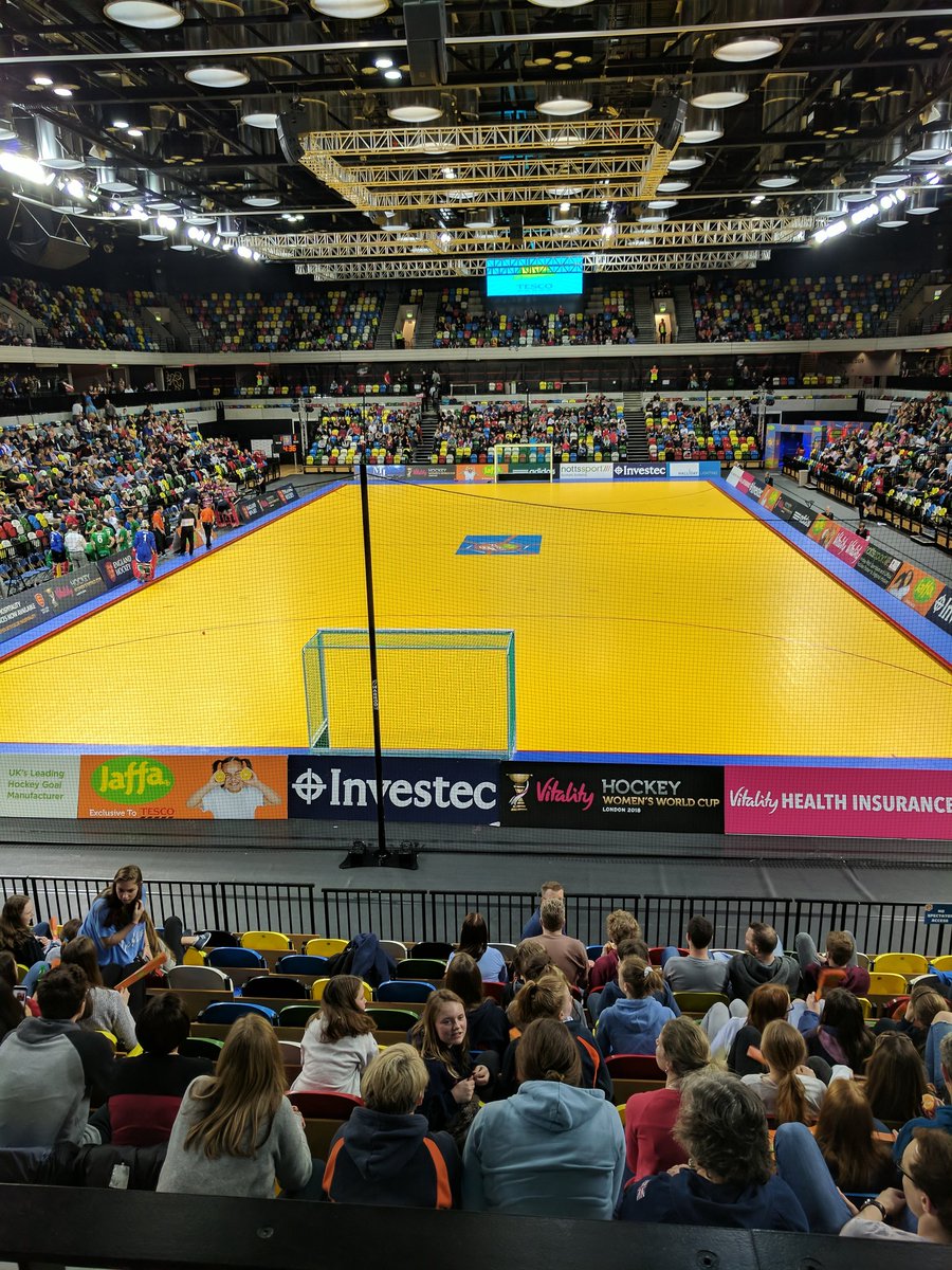 develasis's tweet photo. Fantastic atmosphere building at the Copperbox. Great venue to the @EnglandHockey #Super6s. Best of luck to the competitors https://t.co/xxTbNECCot