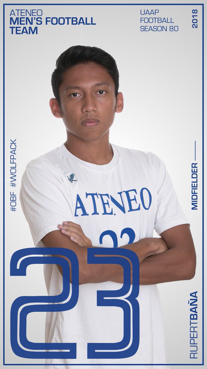 RupertBana's tweet photo. It's that time of the year again! Watch us play our hearts out for the blue and white this UAAP Season 80 ⚪️🔵
#Wolfpack #Pack2Pack #OBF https://t.co/oO7E9IZgz1