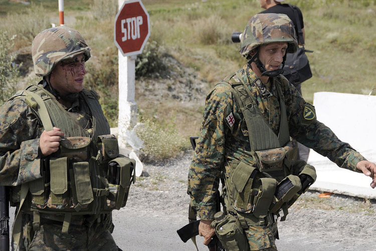 グルジア軍(南オセチア紛争時)の軍装はいいぞ、ウッドランドのフリッツ