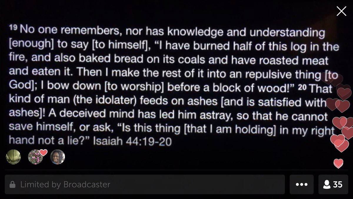 cookierinthia's tweet photo. .@deroncloud on #Periscope: #BreakingThisBadHabit!! #DemolishStrongholds#DeronandJillCloud#… https://t.co/1j9F1V3APc https://t.co/4ei7yWuSs8