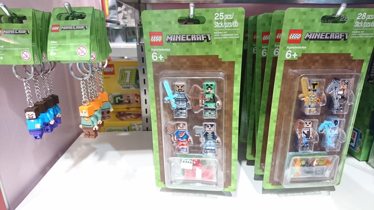 マック シュンカナ えんげきdamon 21 038 Na Twitterze レゴ的なお買い物 おお これか マイクラのキーリング ニコニコでフジヒラキヨのマイクラ実況見てるからめっちゃ欲しかった 00円のミニフィグセットすでに3セットずつ買ったので Legoland