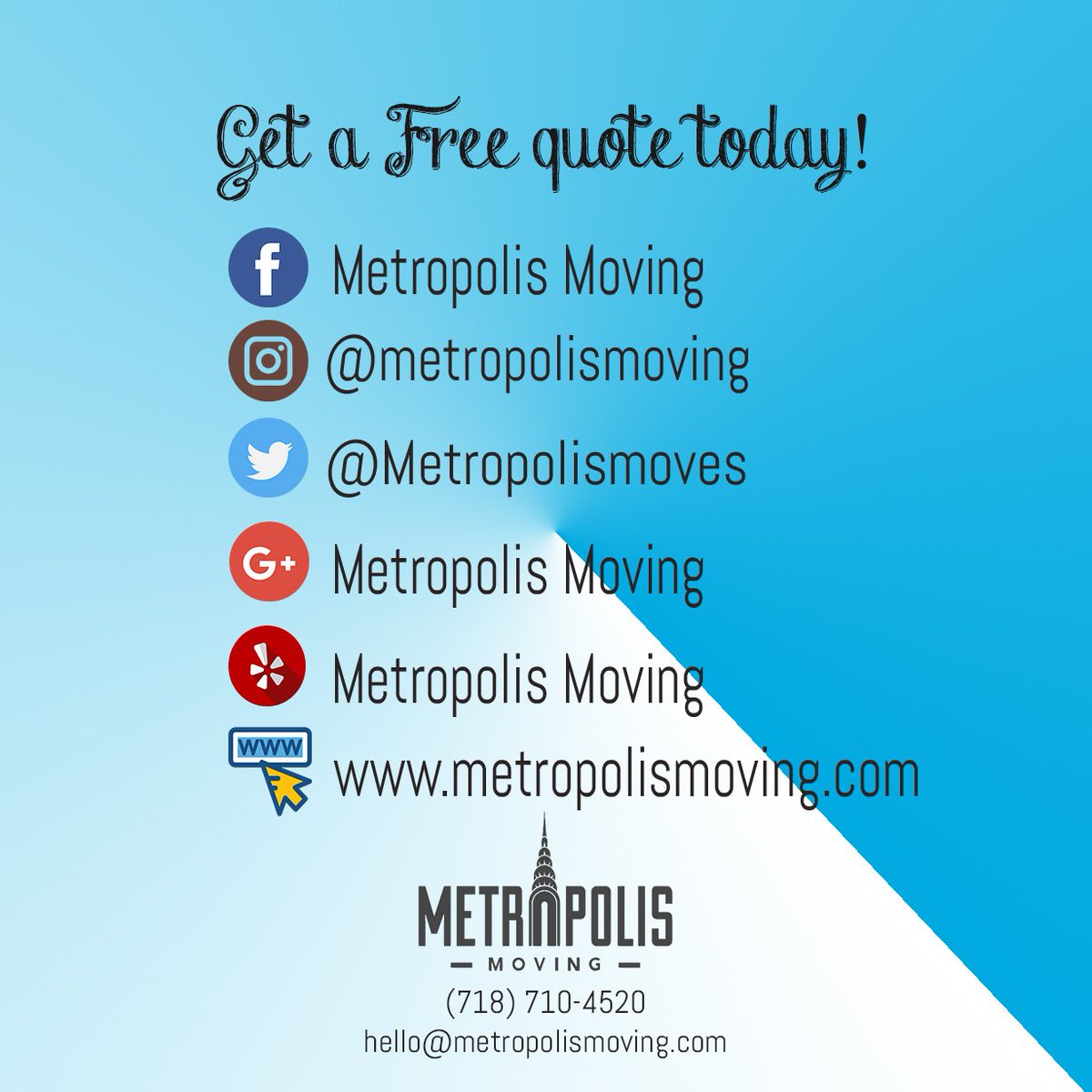 metropolismoves's tweet photo. #MetropolisMoving #Theboroughs #NYC #NYCLife #Findingapartments #Brookyln #Queens #StatenIsland #Manhattan #theBronx #5StarCompany #Booknow #freequoteonline https://t.co/2mA79lMmUN