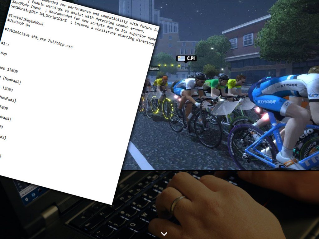 Zwift Insider on Twitter "A quick and easy hack to automatically cycle