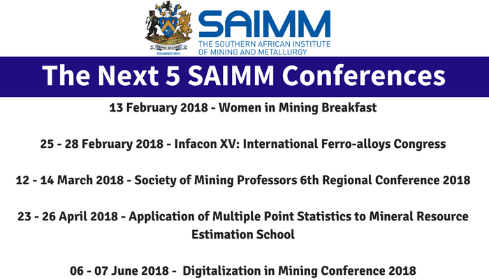 Visit saimm.co.za for more information.