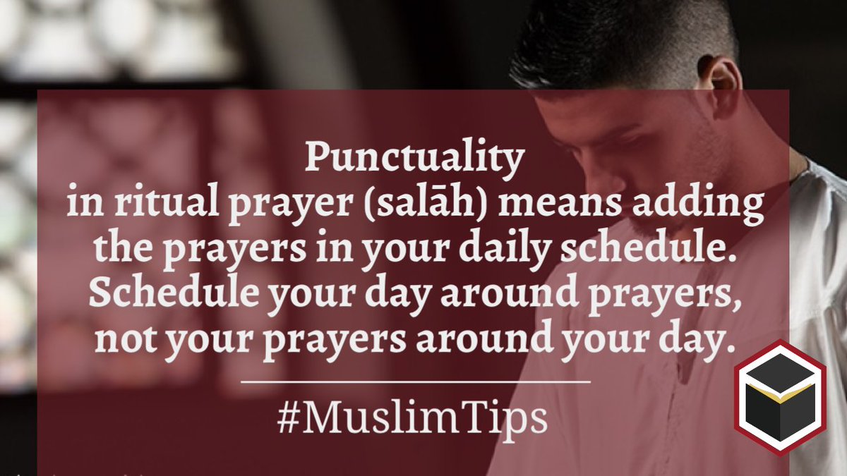 BadatYusuf's tweet photo. Punctuality in ritual prayer (salāh) means adding the prayers in your daily schedule.
Schedule your day around prayers, not your prayers around your day.
#MuslimTips https://t.co/9ckqa2fyjG