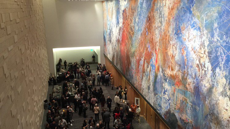 Art lovers drawn to new giant indoor mural at the University of Texas: mystatesman.com/news/art-lover… <a href="/FineArtsUT/">UT Fine Arts</a> <a href="/UTAustin/">UT Austin</a> <a href="/LandmarksUT/">Landmarks</a> <a href="/ArtAllianceATX/">Art Alliance Austin</a> <a href="/blantonmuseum/">Blanton Museum</a> <a href="/ContemporaryATX/">The Contemporary Austin</a> <a href="/Mexic_Arte/">Mexic-Arte Museum</a> <a href="/umlaufsculpture/">Umlauf Sculpture</a> <a href="/BigMedium/">Big Medium</a>