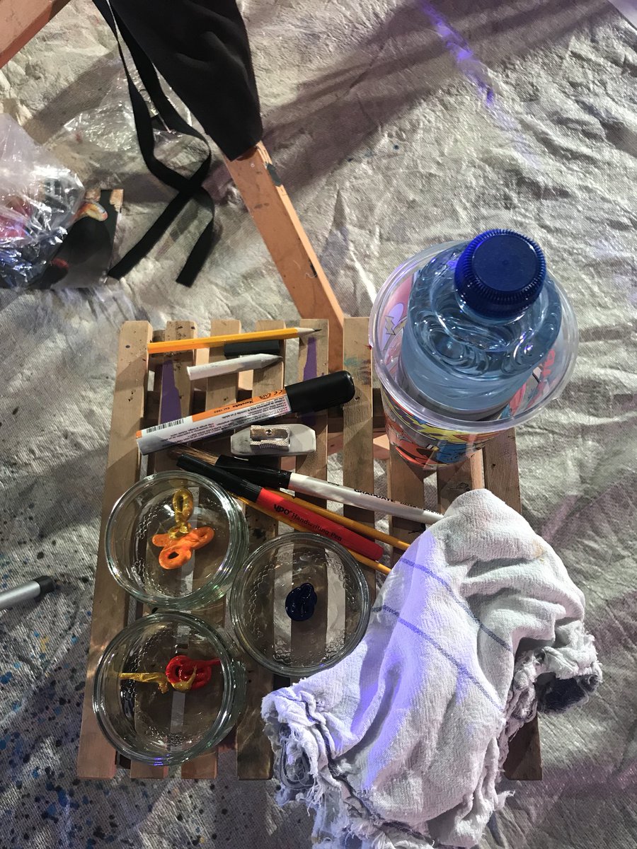 katie_moston's tweet photo. Absolutely over the moon I made it to the final after winning my round. I had an absolute blast, met some lovely people and danced long into the night. Thank you @ArtBattleMCR artbattlemcr #illustrator #manchester #artbattle #talbotmill #illustration #art #artist #finalist https://t.co/sqyxKRhJ01
