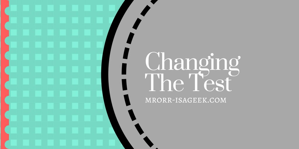 **** Flashback ***** This was the beginning of assessment change for me. Those 8 special words: "By the end of the course, students will ..."
Read more: 
mrorr-isageek.com/changing-the-t…

#assessment #SBG #math #iteachmath
