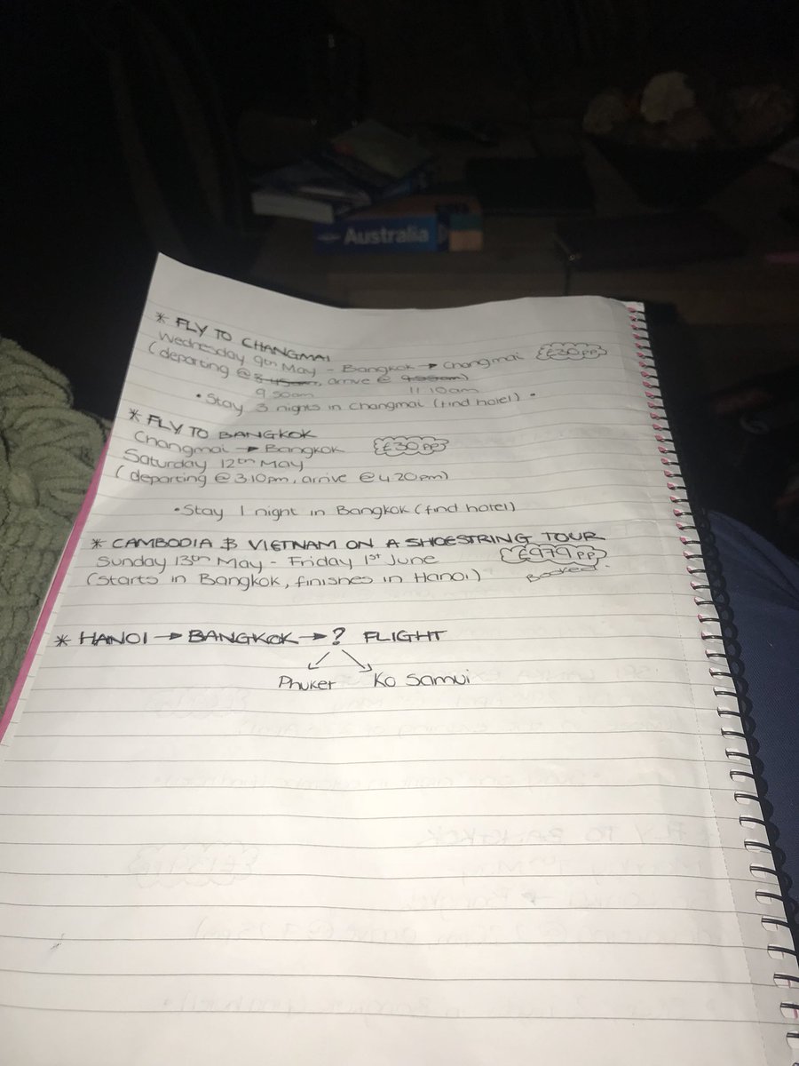 fernjackson's tweet photo. Nothing like being organised! Roll on April 😁✈️ https://t.co/qAQsobf6JL
