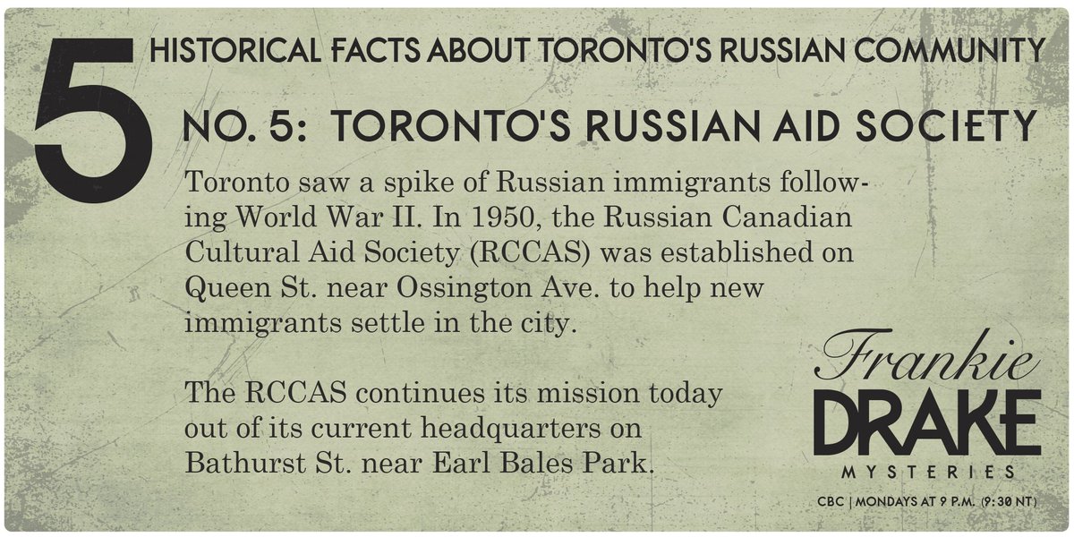 CBCFrankieDrake's tweet photo. Russian emigration spiked following the World War II, leading to the creation of Toronto's the Russian Canadian Cultural Aid Society (RCCAS). Learn more in our latest #RussianCanadian history fact.
#Russia #Toronto #Canada #CanadianHistory #RussianOrthodox https://t.co/9AWXum5DVD