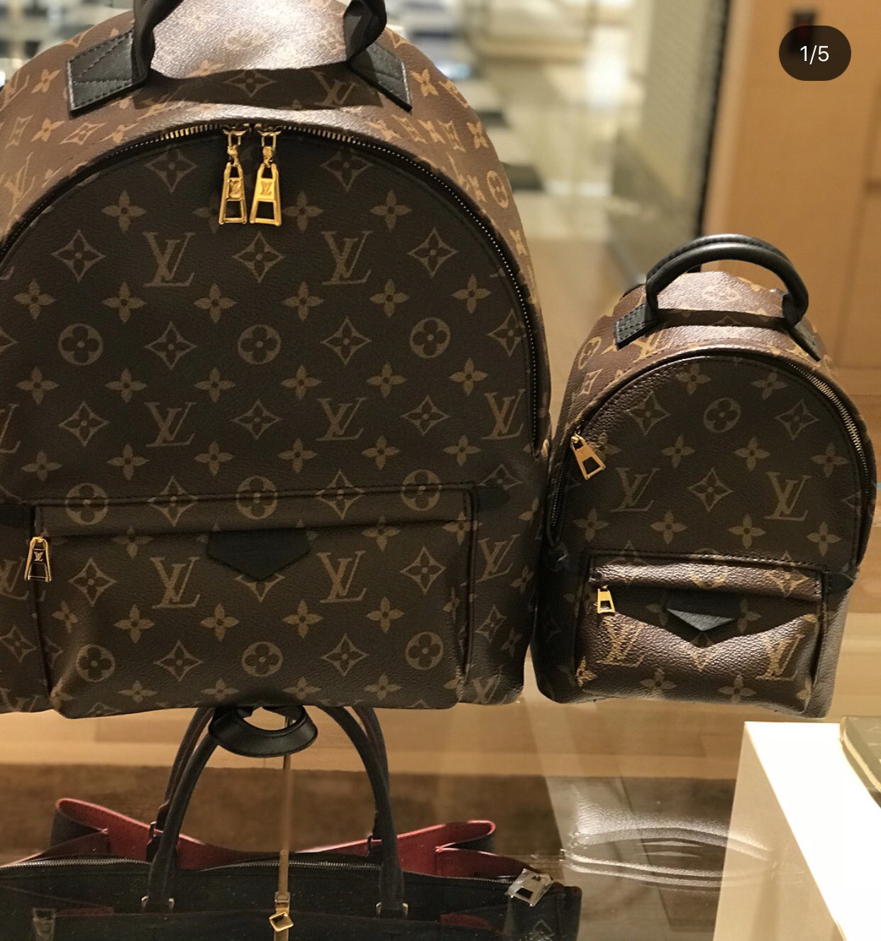Evettexo sa X: Side by side of the mini bag I got compared to the one I'm  thinking about getting for my diaper bag !! Palm Springs Mm vs. Mini   /
