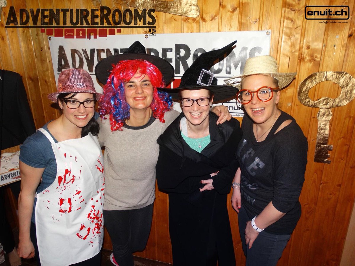 TeamFeltscher's tweet photo. We made it #adventureroom #chur #teamevent #practicedays #flims https://t.co/U8HcaTNPyN