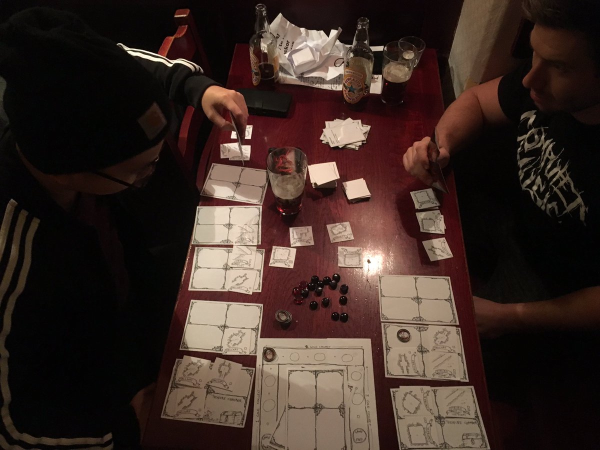 _kribba's tweet photo. Spent the weekend making a #boardgame w @niklaswistedt at @forsbergsskola #gamejam Thank you @fatsharkgames for the cool loot! #gamedesign https://t.co/YJ2sp7qpQd