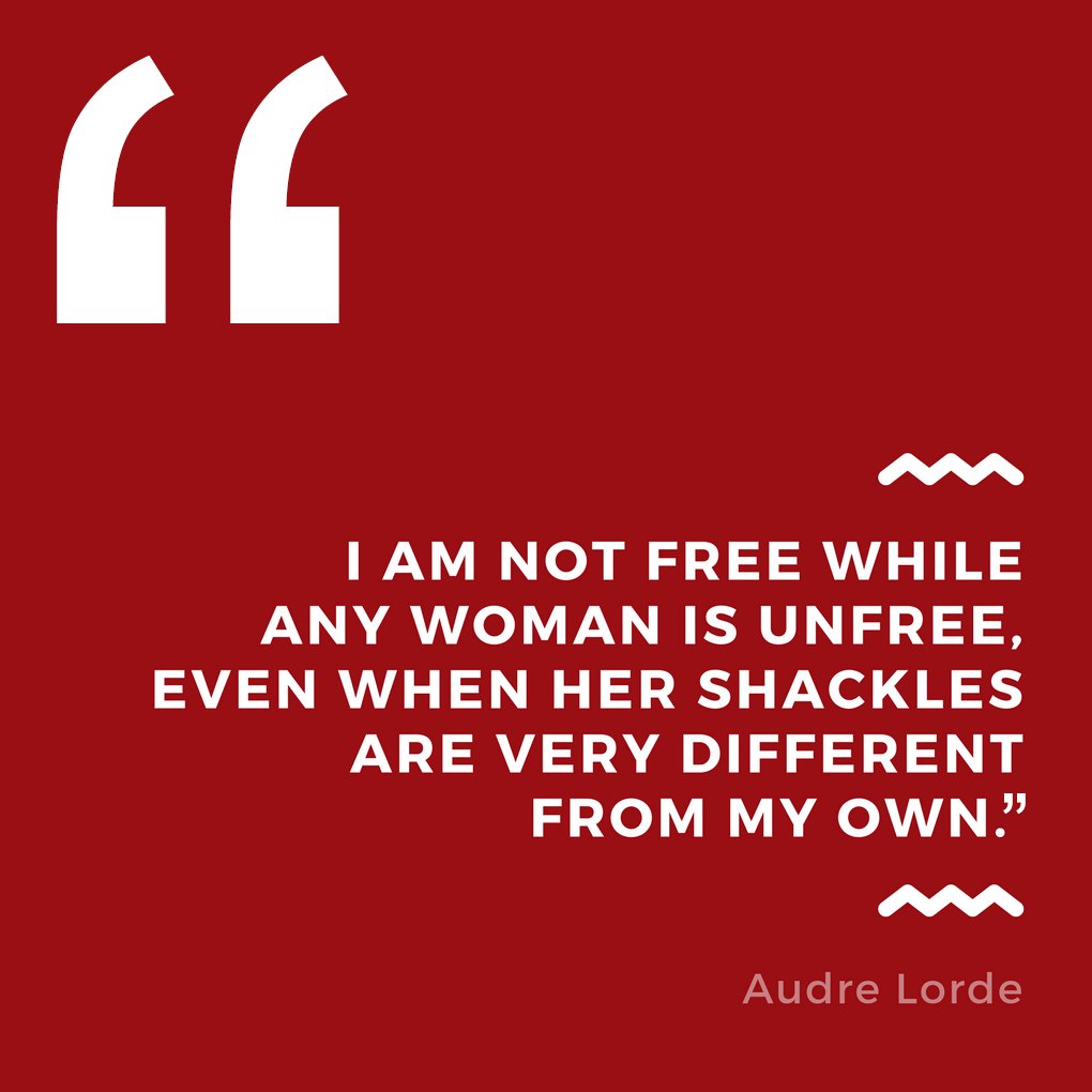 UN_Women's tweet photo. Let’s work together to understand each woman’s experiences and help one another for a brighter future! #womensrights #intersectionality https://t.co/0gV3Oia5wc