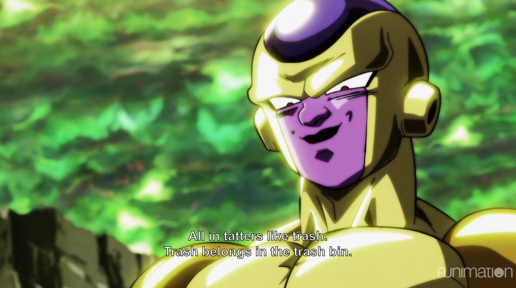 Vegata and frieza : trash talk