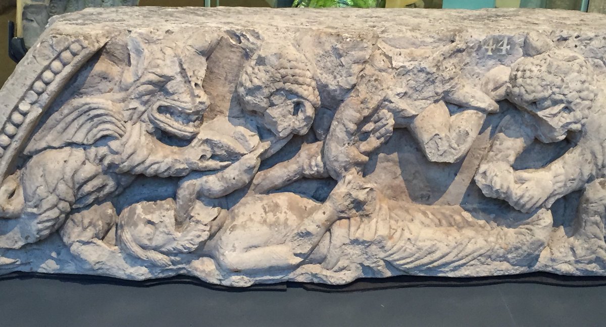 AndrewDigwood1's tweet photo. A few highlights from @YorkshireMuseum today including the #MiddlehamJewel and some great carved demons, gurning friars etc. #YorkResidentsFestival #york #history https://t.co/CZbnM6n0xf
