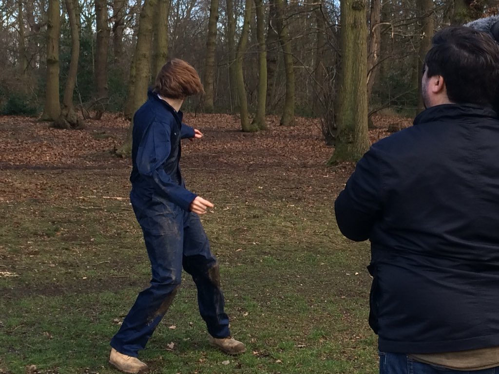 AmyBrooke97's tweet photo. Filming in the woods today as part of a great set of shorts thank you @AliceERyan @cuepictures #actorslife #bloodytourist #actiononset #womeninfilm #inde https://t.co/GIjCU9TYoL