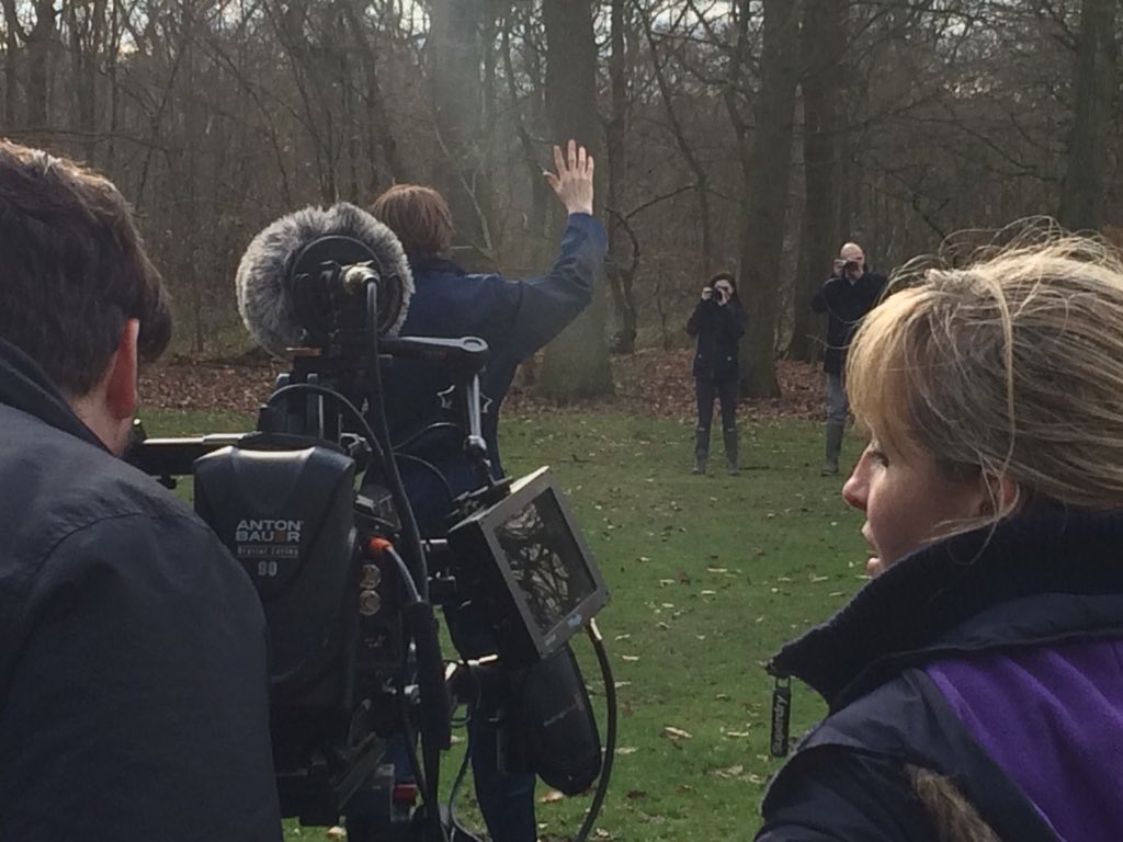 AmyBrooke97's tweet photo. Filming in the woods today as part of a great set of shorts thank you @AliceERyan @cuepictures #actorslife #bloodytourist #actiononset #womeninfilm #inde https://t.co/GIjCU9TYoL