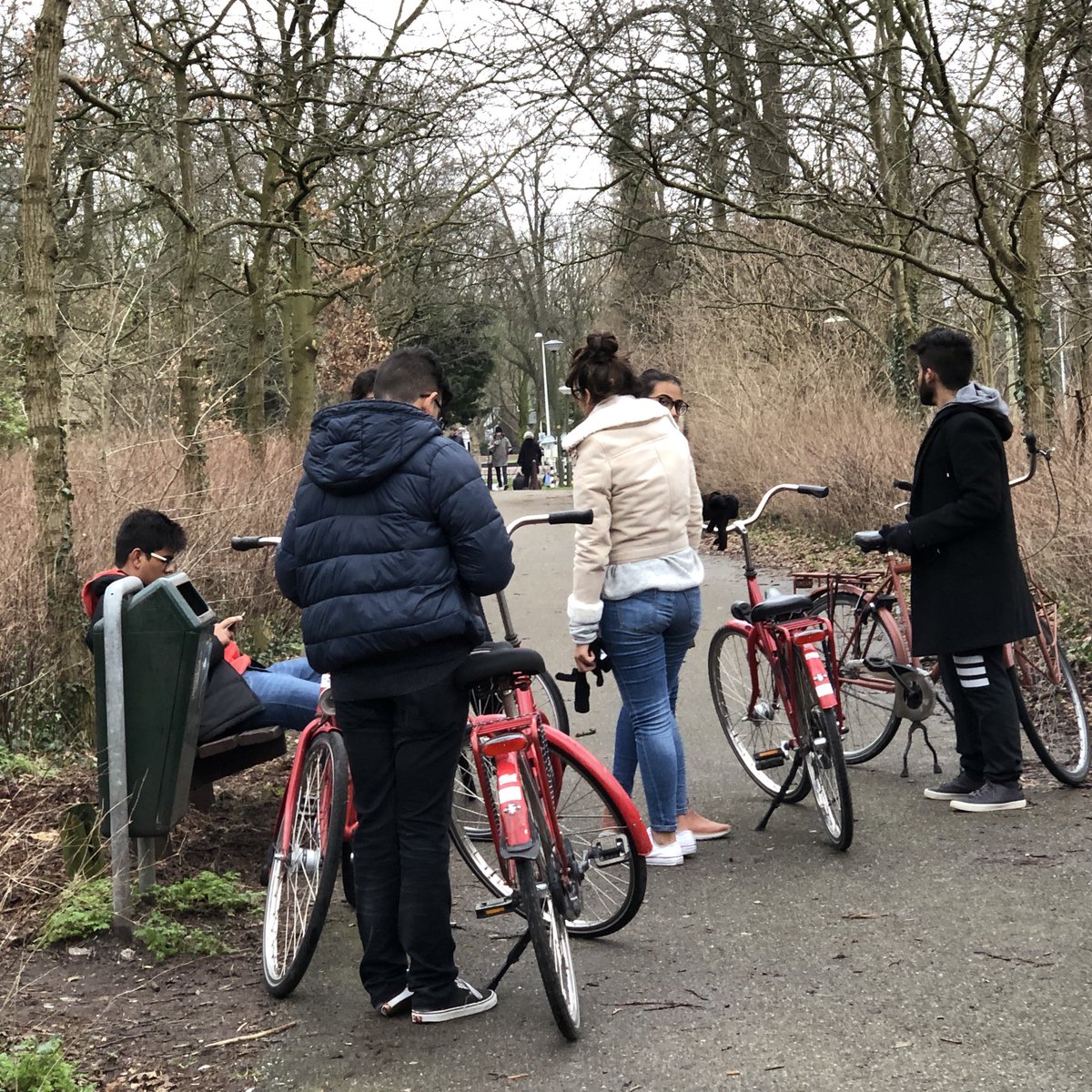 shahlaist's tweet photo. Today we rode around town in our bikes! feel like a local already woop! 😆 #ISTmun18 https://t.co/fhi63ThSYT