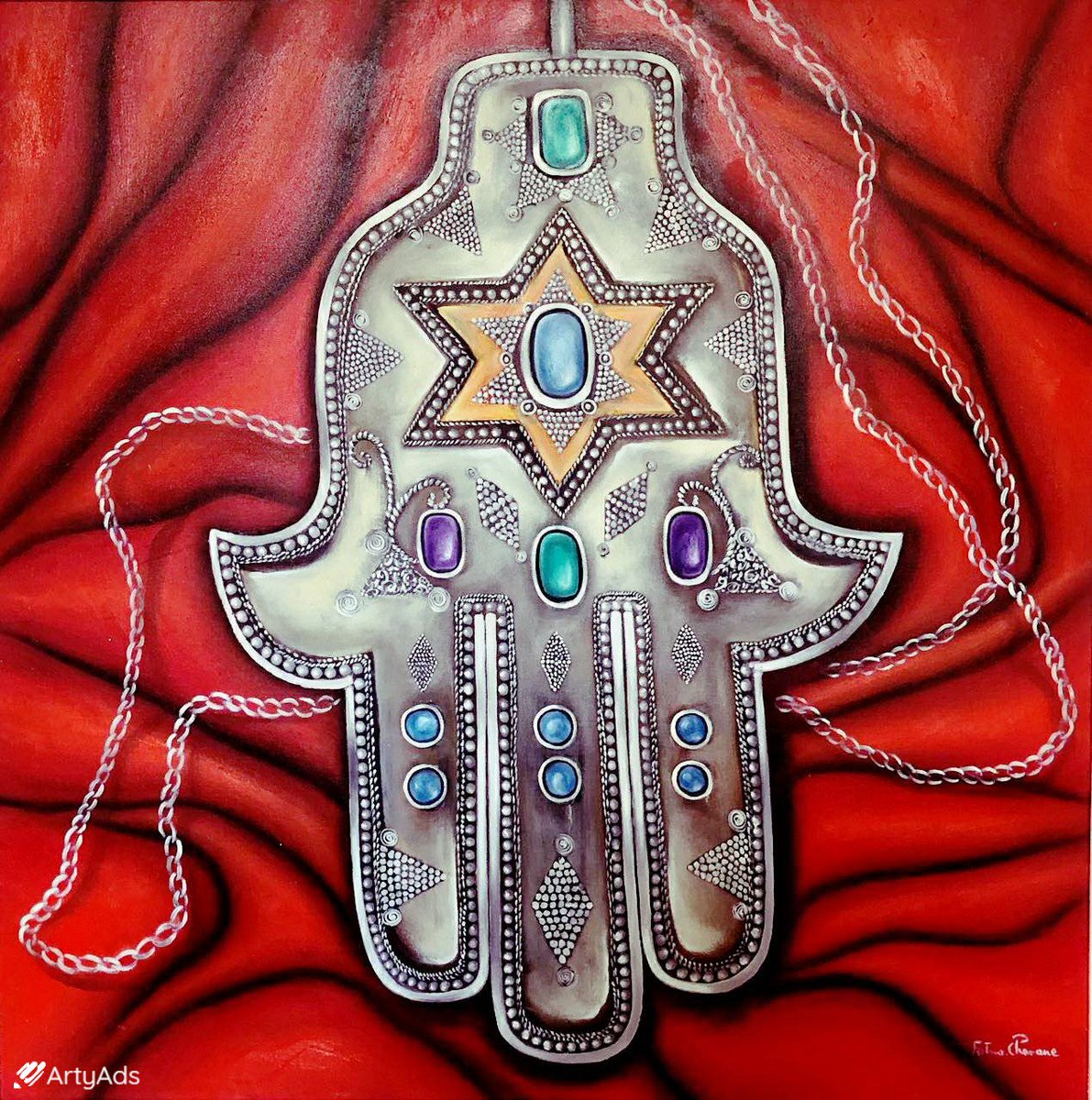 FatnaChanane's tweet photo. [Khmisa] Taille: 80cm × 80cm / Huile sur toile
https://t.co/1WXQo6FvYO #Art #Chanane #Tableau https://t.co/5S4FaHrxtR