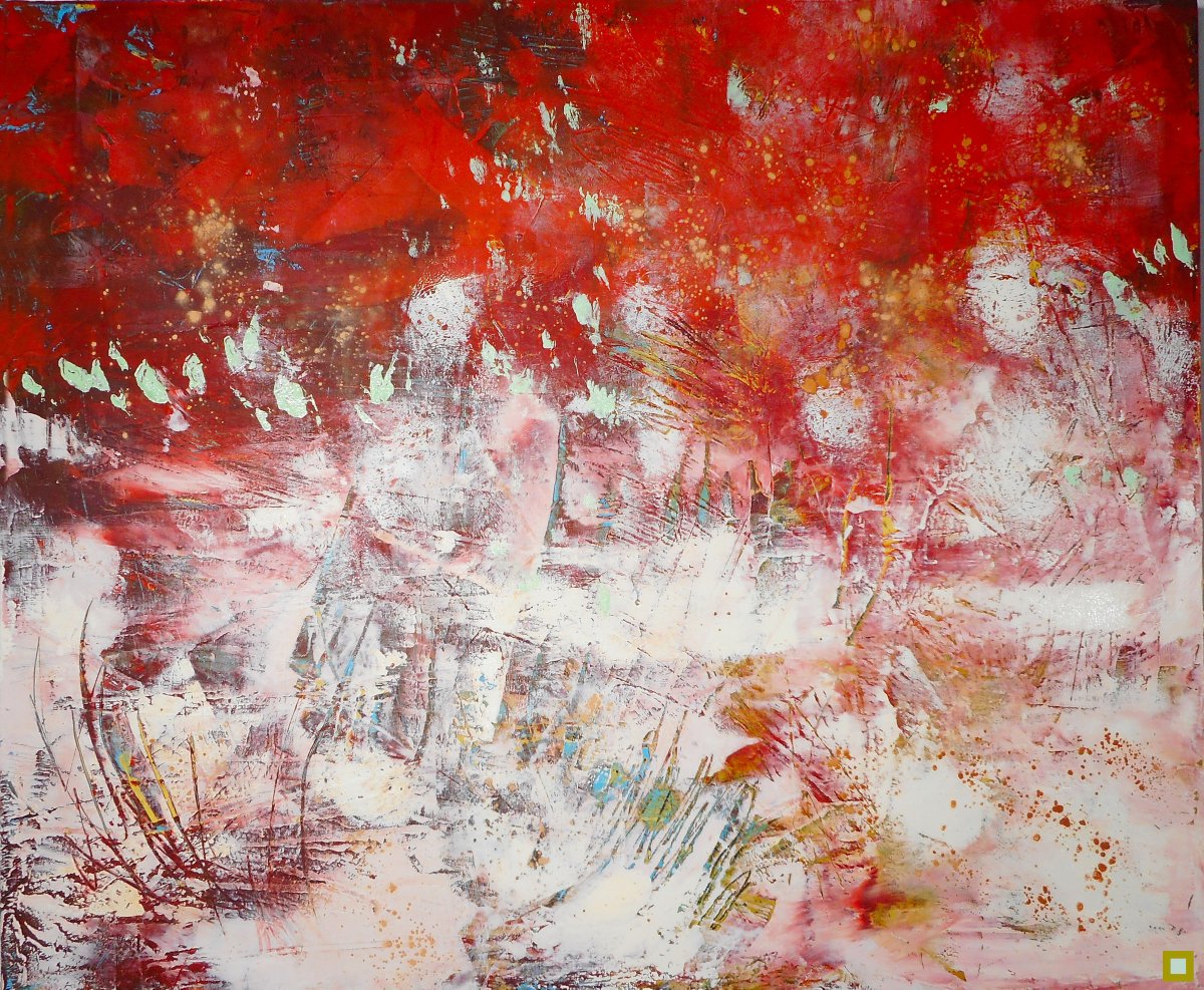 CoSoGallery's tweet photo. Vibrant red and intriguing texture overwhelm in Anya Leveille's abstracted work.
...
#AnyaLeveille #LastBloom #mixedmedia https://t.co/Ar3WLlsFk0