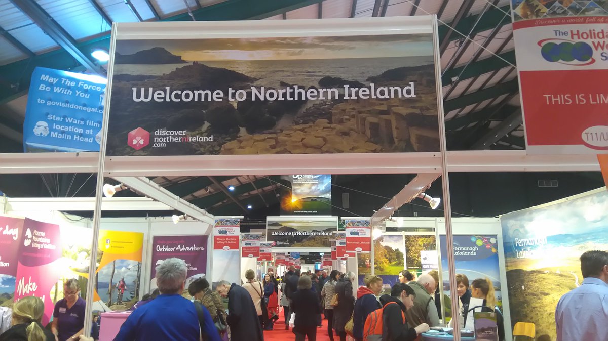 holworldshow's tweet photo. .@DiscoverNI have lots of info on destinations, accommodation and activities for visitors to the north of Ireland! #HWS18 #travel #Ireland #NorthernIreland https://t.co/gpwmZDXybU
