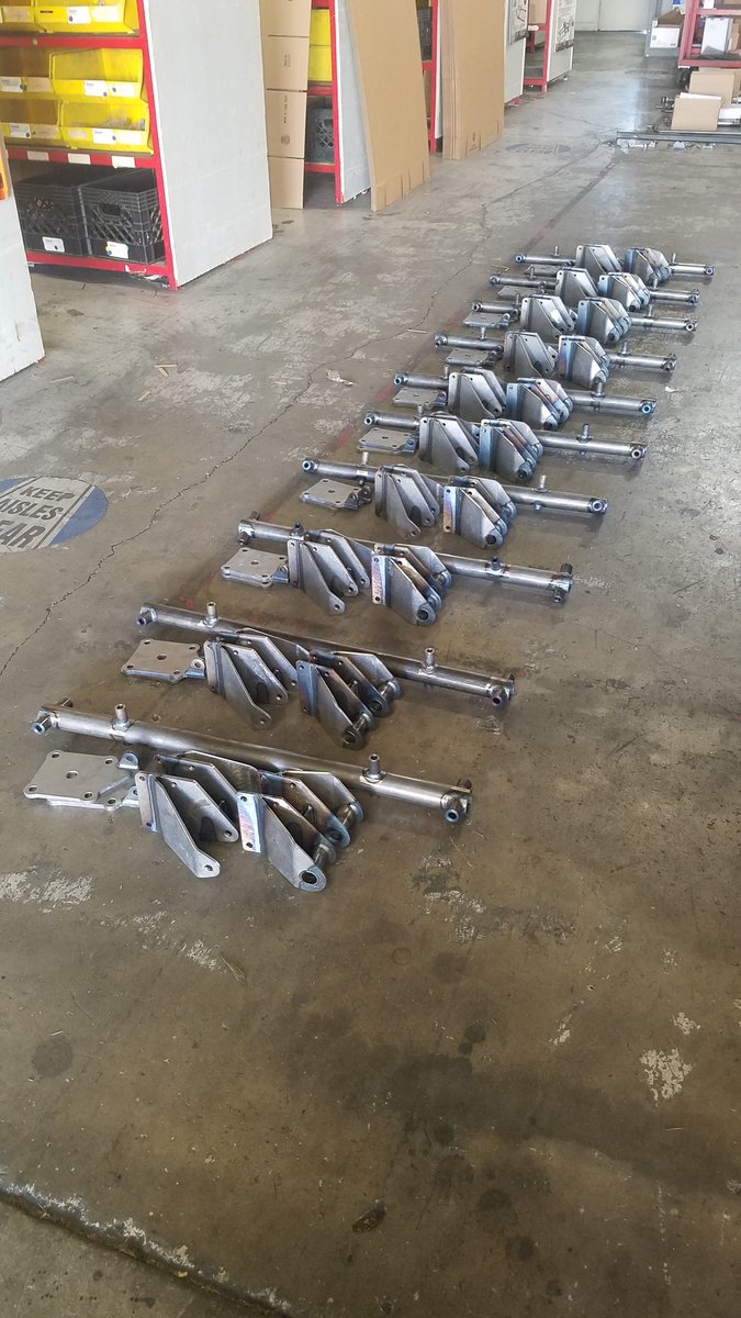 TCI_Engineering's tweet photo. Bunch of pickup leaf spring kits going out. These kits are designed to bolt in to the stock frame.
#tci #tcisuspension #totalcostinvolved https://t.co/4HPxEaPuCb
