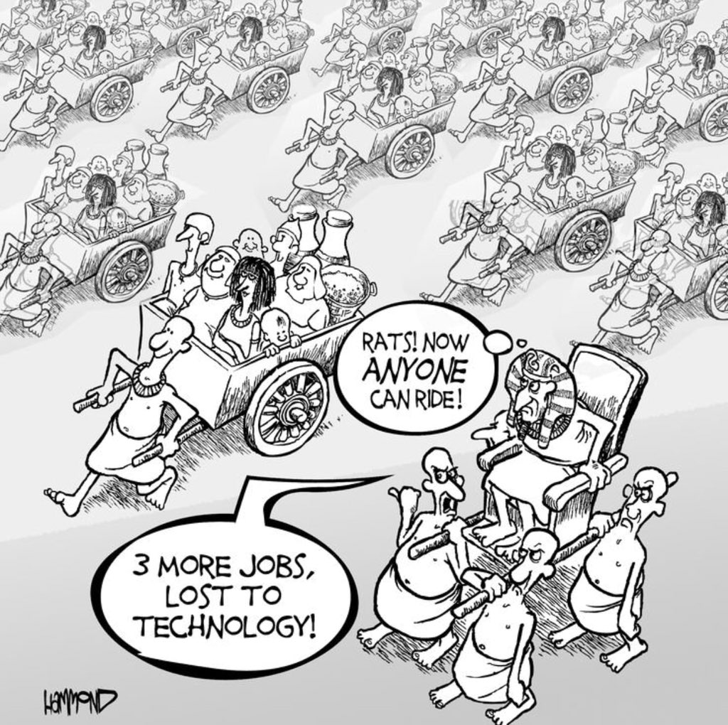 DhkBeau's tweet photo. “3 more jobs, lost to technology” https://t.co/6svkvjV2vC