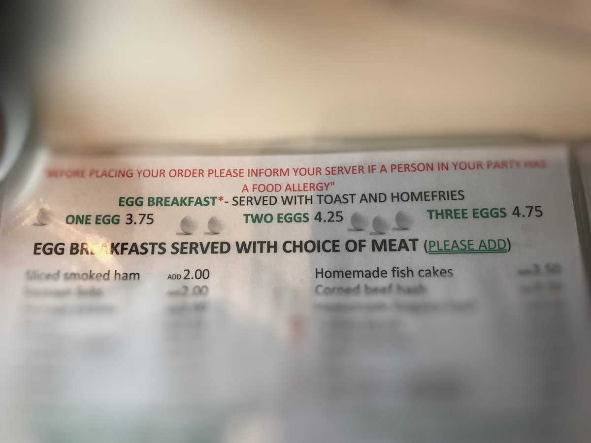mchawking's tweet photo. How come one egg isn’t 50 cents? https://t.co/ZJzabHnAlH