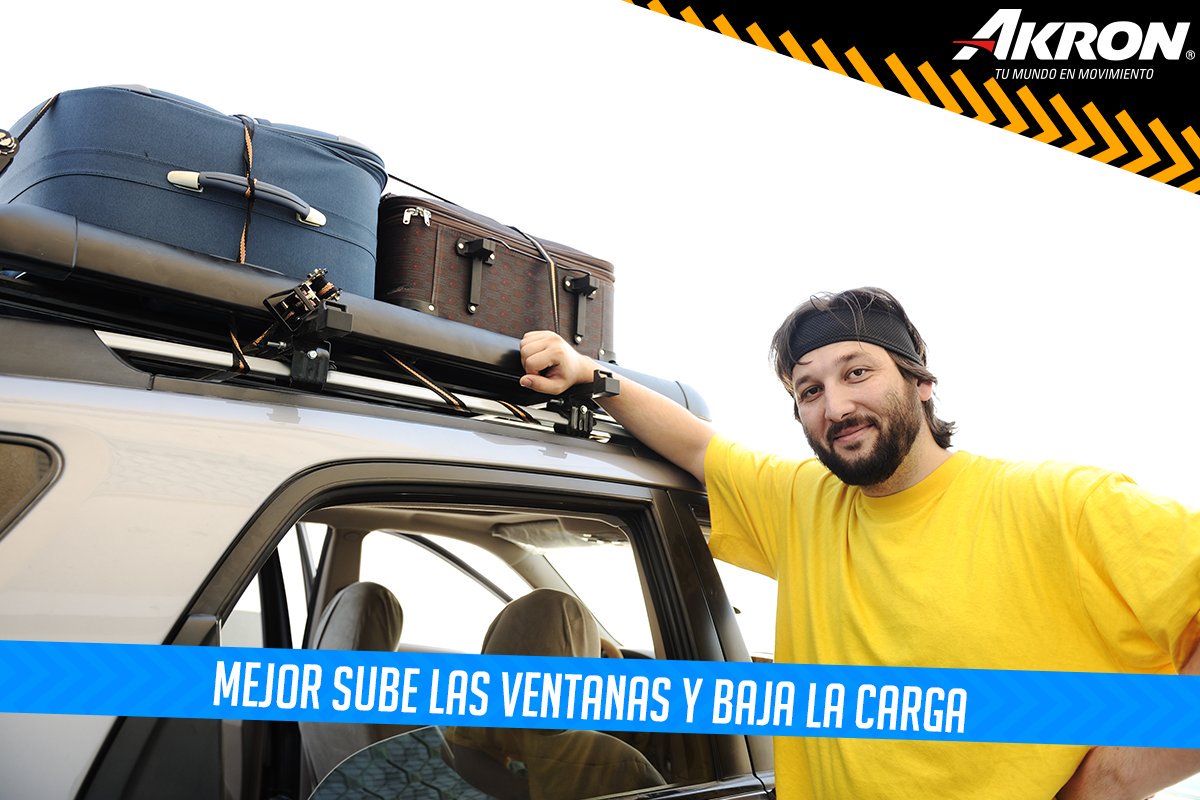 maxilubpanama's tweet photo. #AKRONTips Conducir con las ventanas abiertas o cargar objetos en el techo afecta significativamente el consumo de combustible. 🚗👍 #Tips #Conducción https://t.co/ZTvIsxT8i0