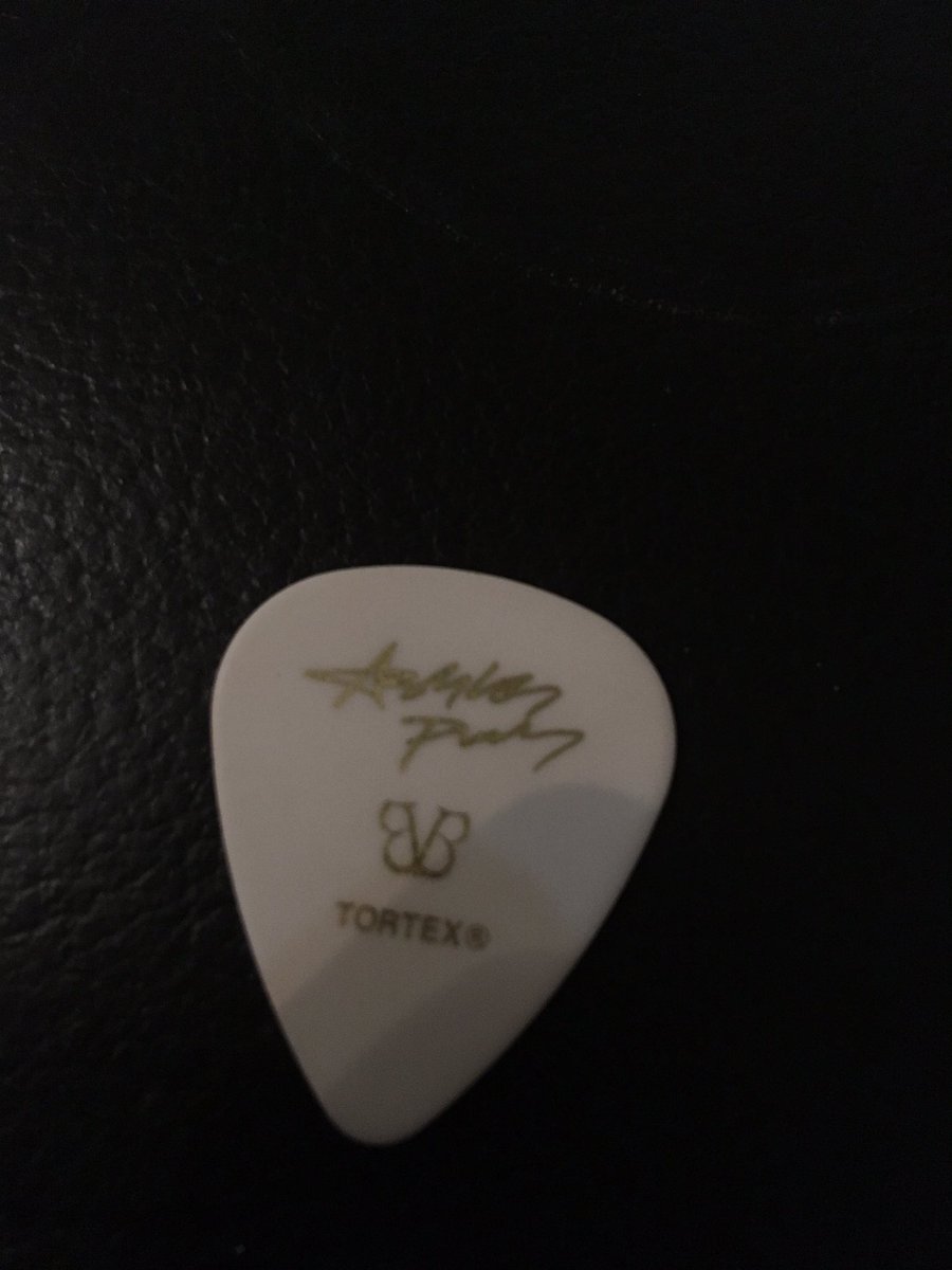 robynnxn's tweet photo. Happy Birthday @AshleyPurdy !! Despite trying to catch a pick for the whole night I got one in the end💕 Hope you had an awesome day🤘🎉 https://t.co/cjbBtpwVsf